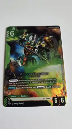 Gundam Card Game GD03 Gundam Altron Nm/mint - Image 1
