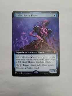 MTG - Zellix, Sanity Flayer (Extended Art) CLB Regular R#619 - Image 1