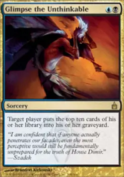 1x Glimpse the Unthinkable Heavy Play MTG Magic - Kid Icarus - - Image 1