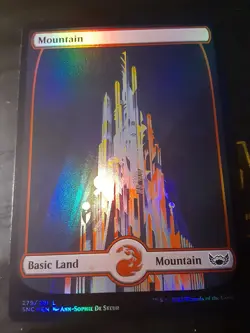 Mountain 279 Full art FOIL , Streets of New Capenna , NM ,MTG, FREE SHIPPING - Image 1