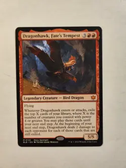 Dragonhawk, Fate's Tempest 0132 Bloomburrow BLB MTG NM - Image 1