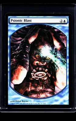 2007 MTG Magic The Gathering MPRP Magic Player Rewards Textless Psionic Blast MP - Image 1