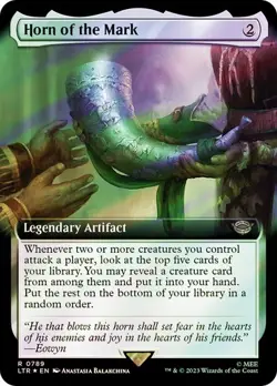 MTG - Horn of the Mark - Surge Foil - Lord of the Rings - Magic the Gathering - Image 1
