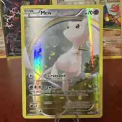 Pokemon Mew TCG XY110 Holo Black Star Promo Full Art 2016 - Image 1