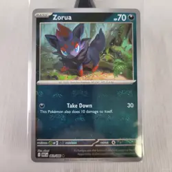 2025 Pokemon TCG - Zorua Master Ball #61/86 White Flare - Image 1