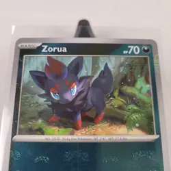 2025 Pokemon TCG - Zorua Master Ball #61/86 White Flare - Image 4