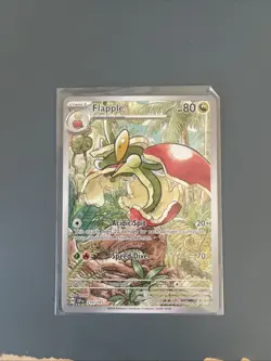 Pokemon Card Flapple 210/191 Sv08: Surging Sparks Holo IR NM 2024 - Image 1