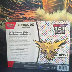Pokemon Zapdos EX Collection Box Scarlet & Violet 151 - Image 3