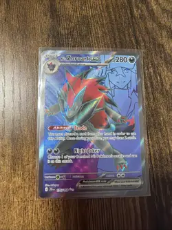Pokemon TCG N's Zoroark ex 175/159 Journey Together NM - Image 1