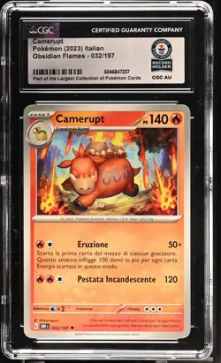 Camerupt - 032/197 Obsidian Flames ITALIAN 032/197 Pokemon CGC World Record 1/1 - Image 1