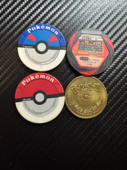 LOT OF 4 Vintage 1995-2009 Japanese Pokemon Coins Porygon *BTX - Image 2