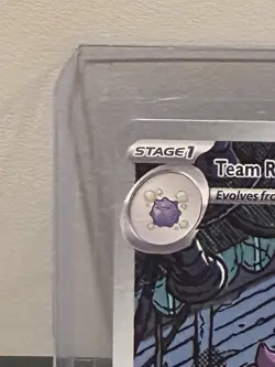 Pokemon TCG Team Rocket’s Weezing 199/182 Illustration Rare Holo Destined Rivals - Image 2