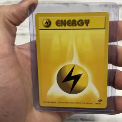 Lightning Energy 130/132 Gym Challenge Common Vintage Pokemon Nintendo NM/MT Vtg - Image 1