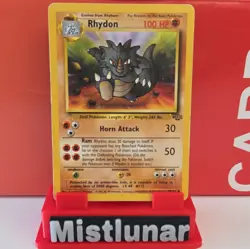 Pokemon Rhydon Jungle 45/64 Uncommon Regular Stage 1 English Unlimited - MP 🦏 - Image 1