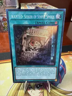 WANTED: Seeker of Sinful Spoils (PCR) RA03-EN074 Quarter Century Bonanza 1st Ed - Image 1