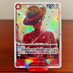 Monkey D Luffy SR OP12-015 Japanese ONE PIECE Card Legacy of the Master - NM - Image 1