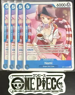 4 x One Piece OP11-054 SR Nami - ENG - Regular - Playset - LD01 - TCG - NM/M - Image 1