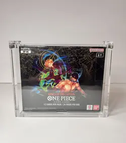 One Piece Booster Box Acrylic Case N52 Magnetic Top 8mm Thickness 90% UV-Resis - Image 1