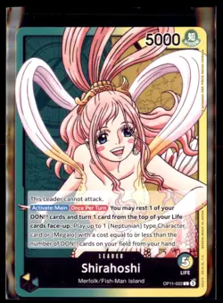One Piece A Fist of Divine Speed Shirahoshi Leader OP 11-022 - Image 1