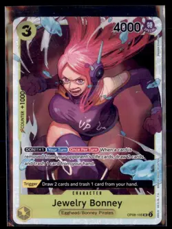 One Piece Two Legends (OP08) Jewelry Bonney 105 Super Rare - Image 1