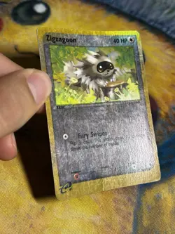 Zigzagoon 79/109 Ex Ruby and Sapphire Reverse Holo Pokemon TCG Card MP - Image 4