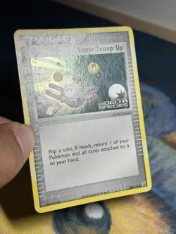 Super Scoop Up 100/113 Ex Delta Species Reverse Holo Stamped Trainer Card MP - Image 4