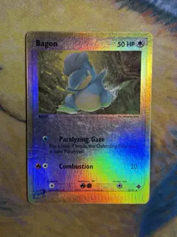 Bagon 23/97 EX Dragon Reverse Holo Pokemon Card HP - Image 2