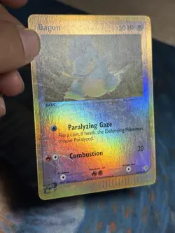 Bagon 23/97 EX Dragon Reverse Holo Pokemon Card HP - Image 3