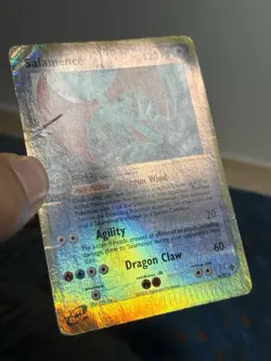 Salamence 10/97 Reverse Holo Foil Rare EX Dragon Pokemon Card 2003 E Series HP - Image 4