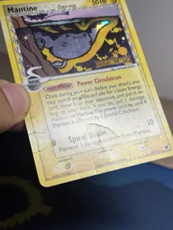 Mantine 20/101 Reverse Holo Rare Delta Species Stamped EX Dragon Frontiers Card - Image 5