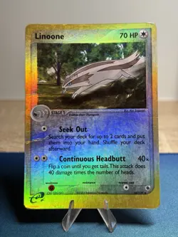 Linoone Reverse Holo 38/109 Ruby and Sapphire Pokemon Card - Image 1