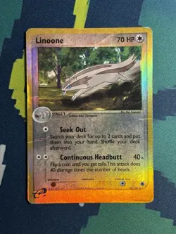 Linoone Reverse Holo 38/109 Ruby and Sapphire Pokemon Card - Image 2