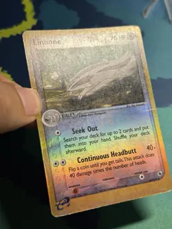 Linoone Reverse Holo 38/109 Ruby and Sapphire Pokemon Card - Image 3