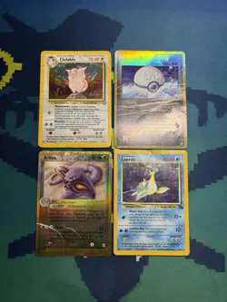 Ex Delta Species Stamped Set Era Mixed Reverse Holo Rares 4 Pokemon Card Lot DMG - Image 1