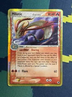 Milotic Delta Species 5/101 Ex Dragon Frontiers Holo Rare Pokemon Card DMG - Image 2