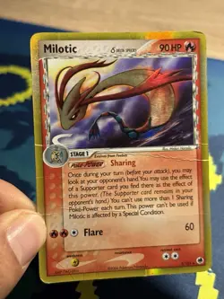Milotic Delta Species 5/101 Ex Dragon Frontiers Holo Rare Pokemon Card DMG - Image 3