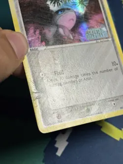 Aron 44/100 Reverse Holo Ex Crystal Guardians Pokemon Card Stamped MP - Image 4