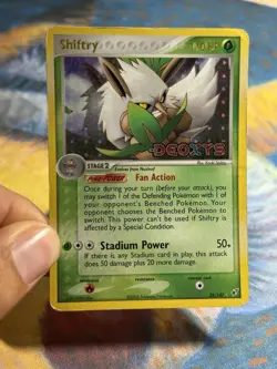 Shiftry 25/107 EX Deoxys Reverse Holo Rare Stamped Set Gen 3 Era Pokemon Card MP - Image 3