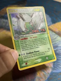 Shiftry 25/107 EX Deoxys Reverse Holo Rare Stamped Set Gen 3 Era Pokemon Card MP - Image 4