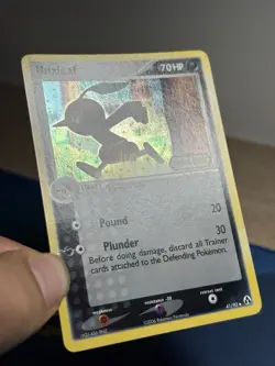 Nuzleaf 41/92 Reverse Holo Stamped Ex Legend Maker Foil Pokemon Card - Image 4