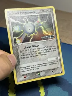 Holon's Magnemite EX Delta Species 70/113 Reverse Holo Stamped Pokemon Card MP - Image 4
