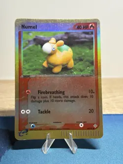 Numel 69/97 Ex Dragon Reverse Holo Pokemon Card E Series Yuka Morii Artwork MP - Image 1