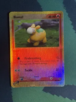 Numel 69/97 Ex Dragon Reverse Holo Pokemon Card E Series Yuka Morii Artwork MP - Image 2