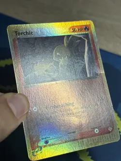 Torchic 77/97 EX Dragon Reverse Holo Foil E Series 2003 Pokemon Card MP HP - Image 4