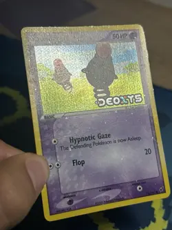 Spoink 76/107 Ex Deoxys Stamped Reverse Holo Pokemon Card - Image 4