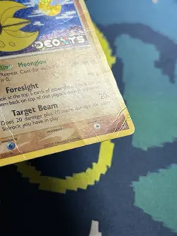 Lunatone 36/107 Ex Deoxys Reverse Holo Foil Stamped Pokemon Card HP DMG - Image 5