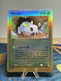 Nincada Ex Dragon Set 68/97 Reverse Holo Foil E Series Pokemon Card LP NM - Image 1
