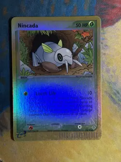 Nincada Ex Dragon Set 68/97 Reverse Holo Foil E Series Pokemon Card LP NM - Image 2