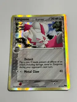 Zangoose Delta Species Pokemon Card - Lightly Used, Good Condition! - Image 1