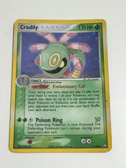Cradily Pokemon Card (2007) - Lightly Used, Good Condition! - Image 1